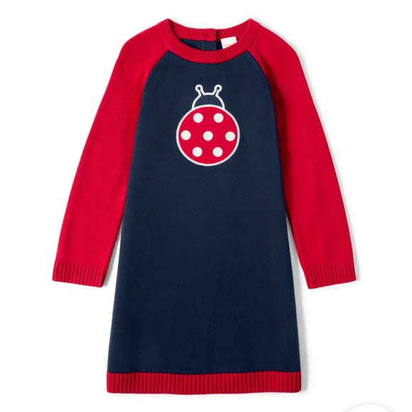 Baby girls Gymboree ladybug ๐ sweater dress. NWT - Picture 1 of 5